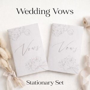 Wedding Vows Stationery Set